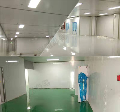 潔凈室(區(qū))收尾工作 —— 民權(quán)愛德時代新能源項目車間