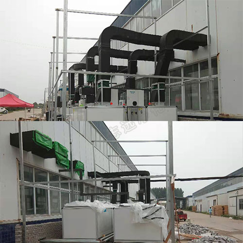 潔凈室外圍凈化設(shè)備安裝收尾工作(1) —— 民權(quán)愛德時代新能源項目車間