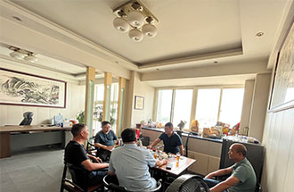 9月9日，中鐵十七局領(lǐng)導(dǎo)蒞臨我司實(shí)地考察交流