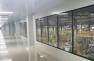 3月11日，陜西秦帝鮮集食品有限公司生產(chǎn)車間一樓凈化工程收尾中-志遠(yuǎn)凈化工程項(xiàng)目進(jìn)度。